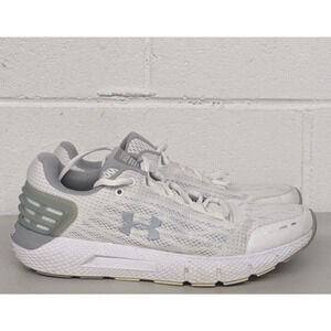 Womens Sz 10.5 Under Armour Charged Rogue Lace-Up White Trainers 3021247_106